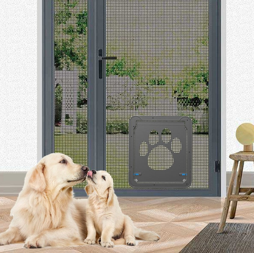 Adjustable Pet Door for Screen and Interior Doors