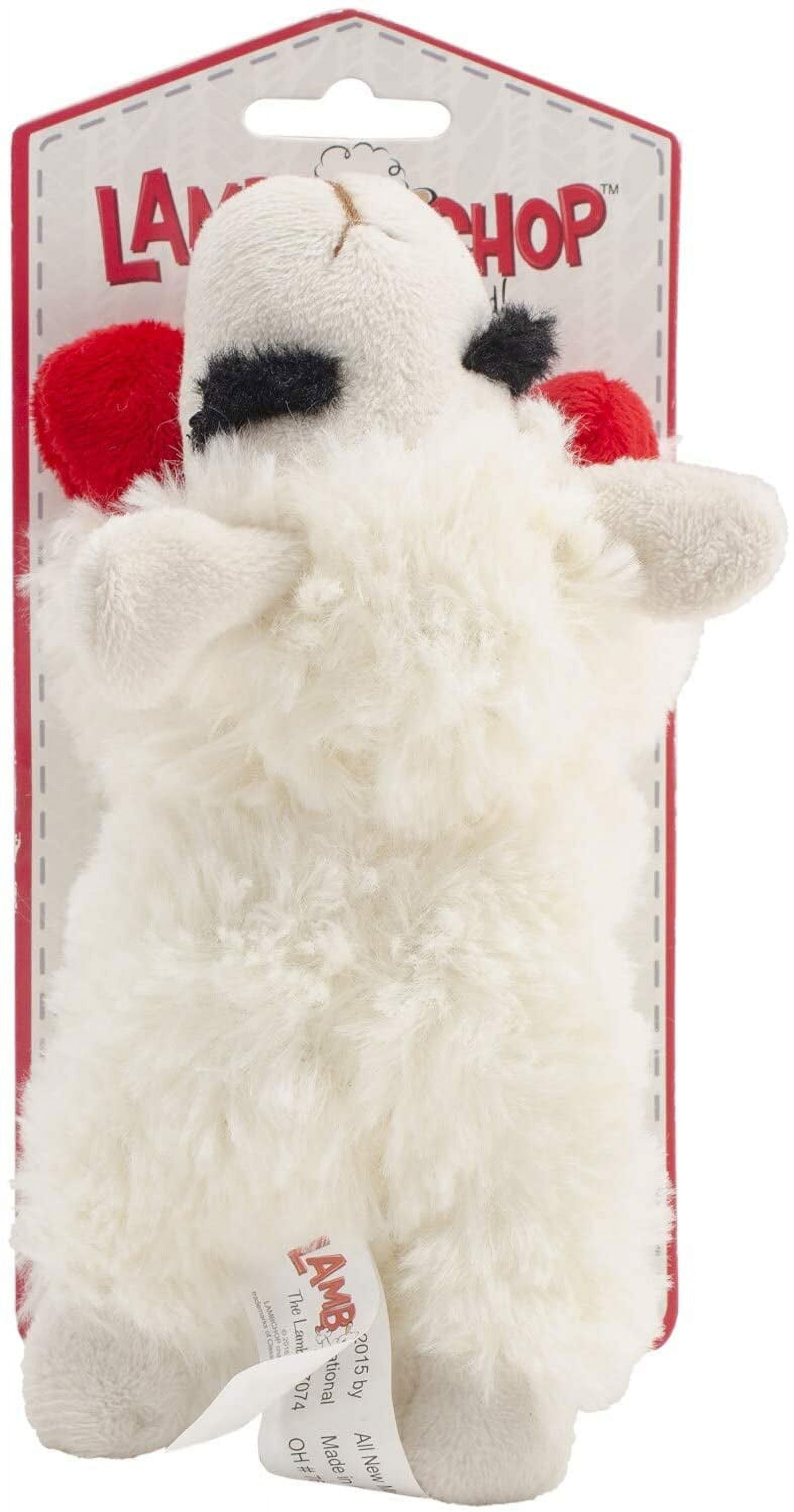 Lamb Chop Plush Dog Toy, Small