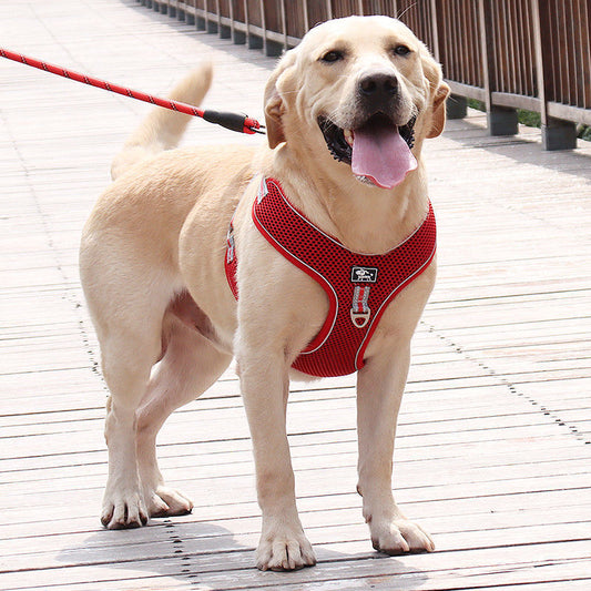 Adjustable Reflective Dog Harness Leash