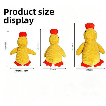Squeaker Plush Duck Pet Toy