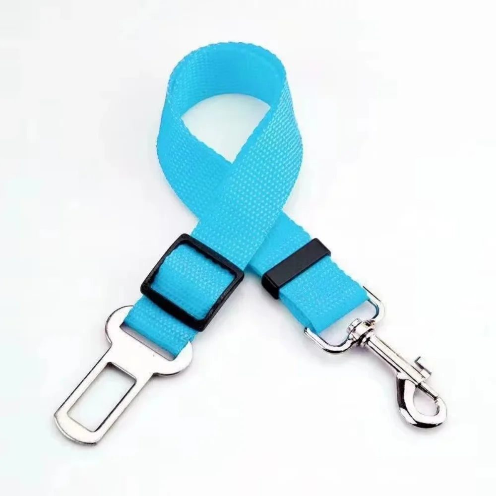 Dog Car Seat Belt Safety Protector Travel Pets Accessories Dog Leash Collar Breakaway Solid Car Harness