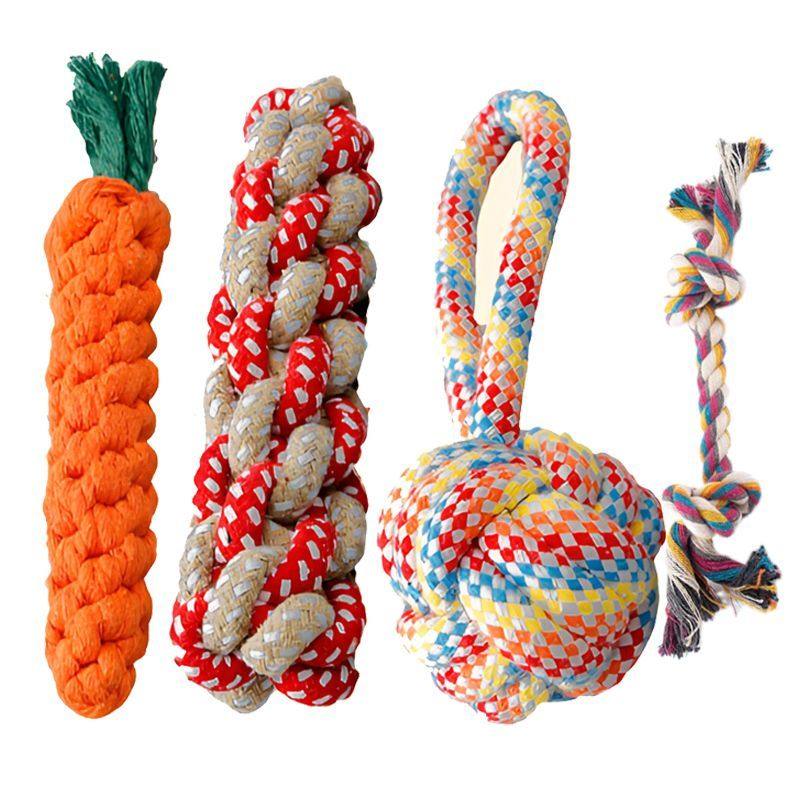 Durable Squeaky Dog Chew Toys Set