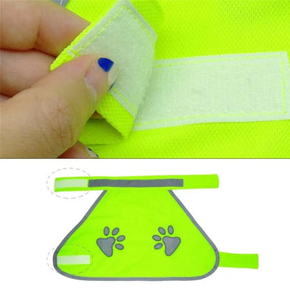 Reflective Dog Safety Vest with Embroidered Design
