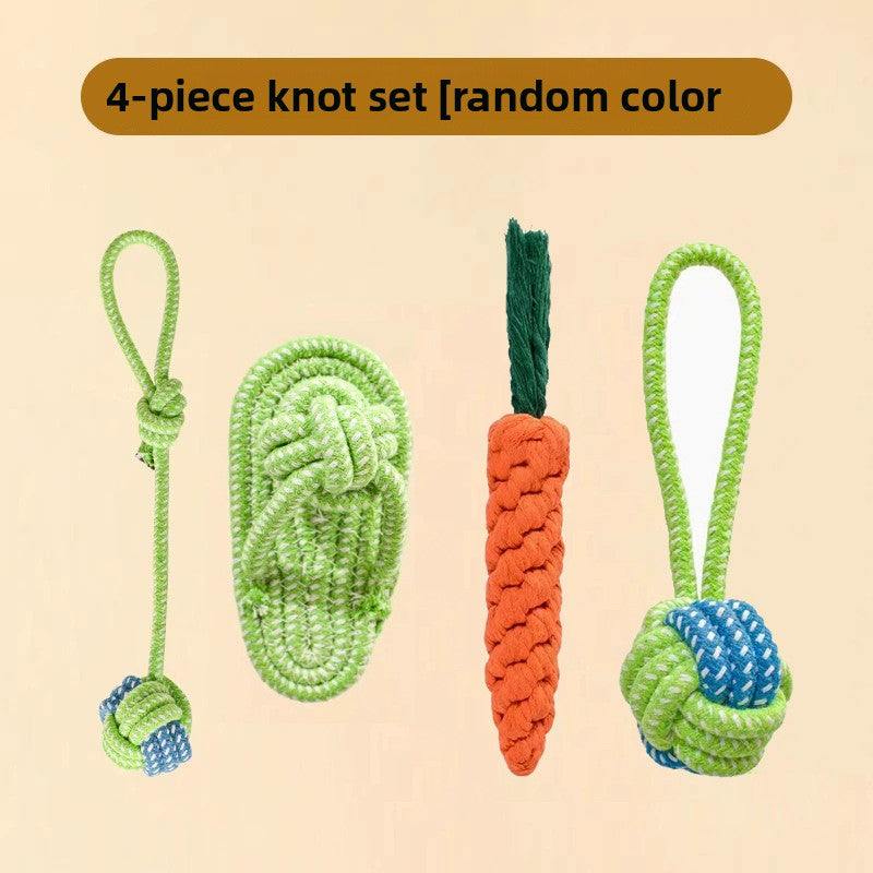 Durable Squeaky Dog Chew Toys Set