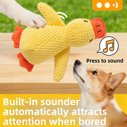 Squeaker Plush Duck Pet Toy