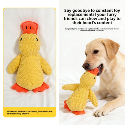 Squeaker Plush Duck Pet Toy