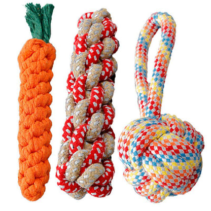 Durable Squeaky Dog Chew Toys Set